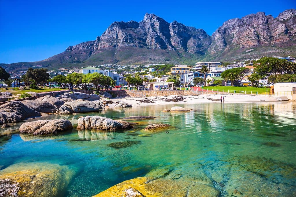 Mountains, coastline, and the vineyards of the Cape